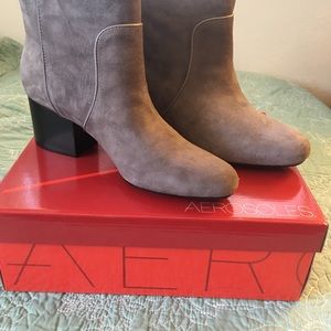 grey bootie boots